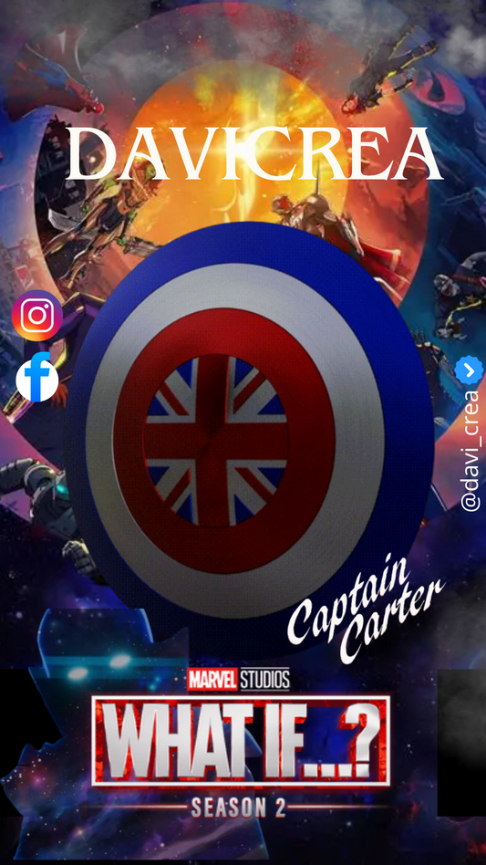 Escudo de la Capitana Carter WHAT IF?... (Multiverse Of Madness)