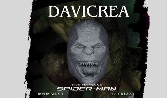 Escultura de (Dr. Curtis "Curt" Connors ) The lizard ( AMAZING SPIDERMAN )