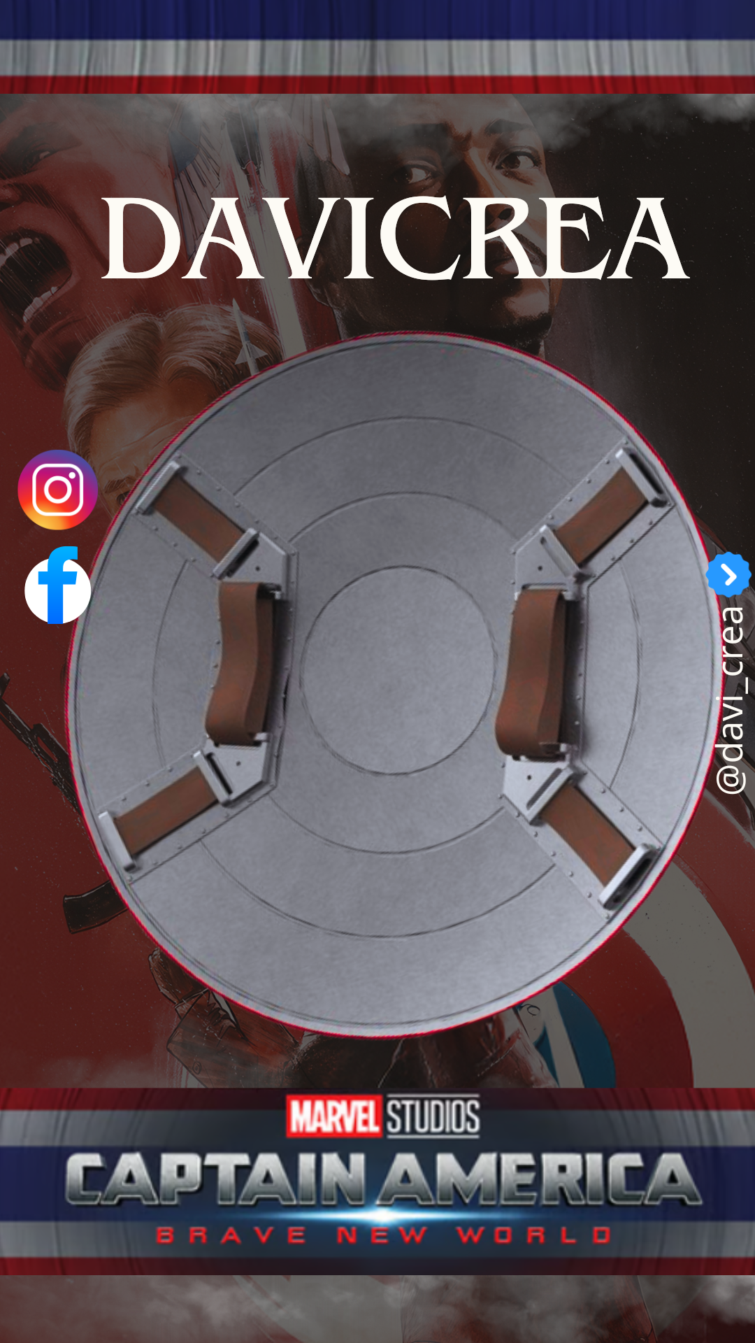 Escudo del Capitán América: Sam Wilson ("Brave New World")