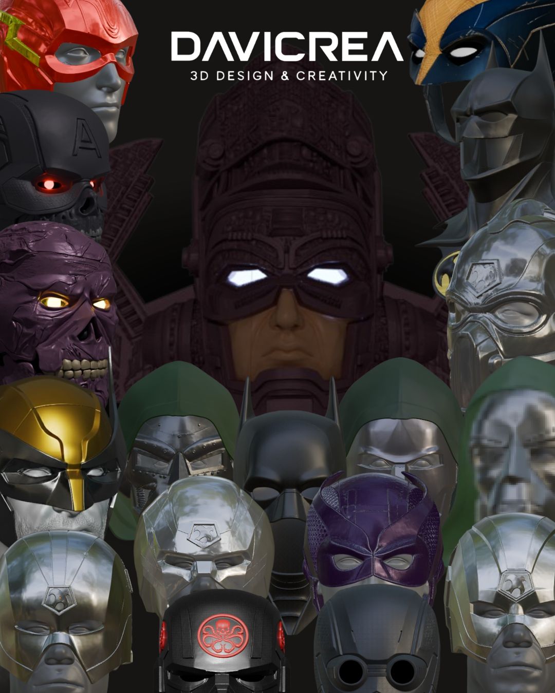 Props y mascaras en 3D