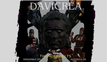 Escultura de ( sentry THE VOID. - Cabeza) Lewis Pullman Thunderbolts*