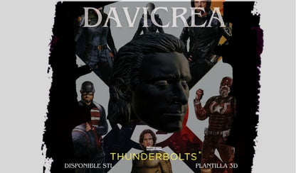 Escultura de ( sentry THE VOID. - Cabeza) Lewis Pullman Thunderbolts*