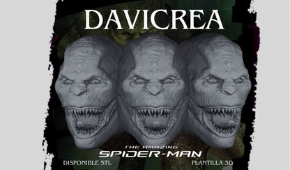 Escultura de (Dr. Curtis "Curt" Connors ) The lizard ( AMAZING SPIDERMAN )