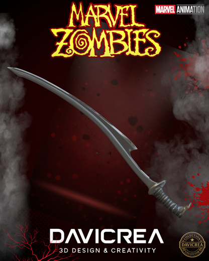 Katana Blade Marvel zombies | 3D Printable
