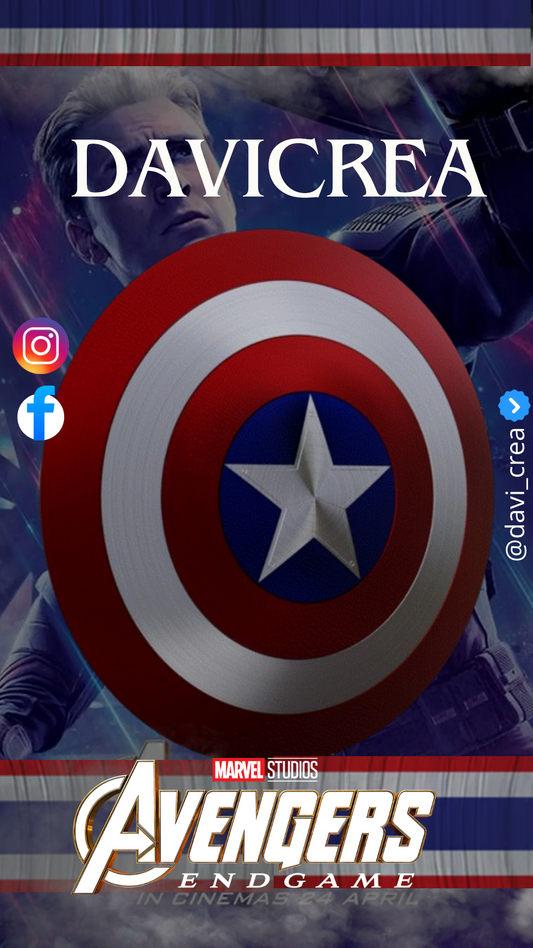 Escudo del Capitán AméricaSteve Rogers (Avengers endgame)