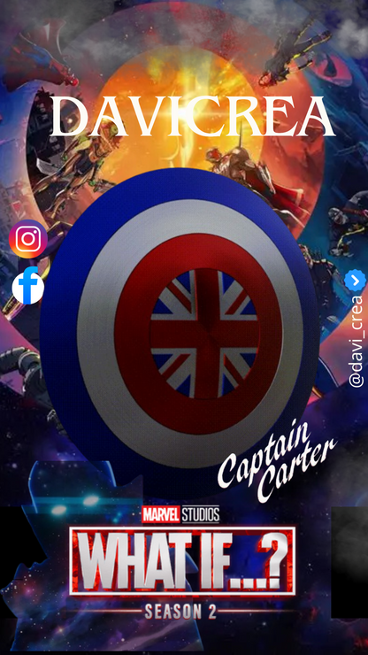 Escudo de la Capitana Carter  WHAT IF?... (Multiverse Of Madness)