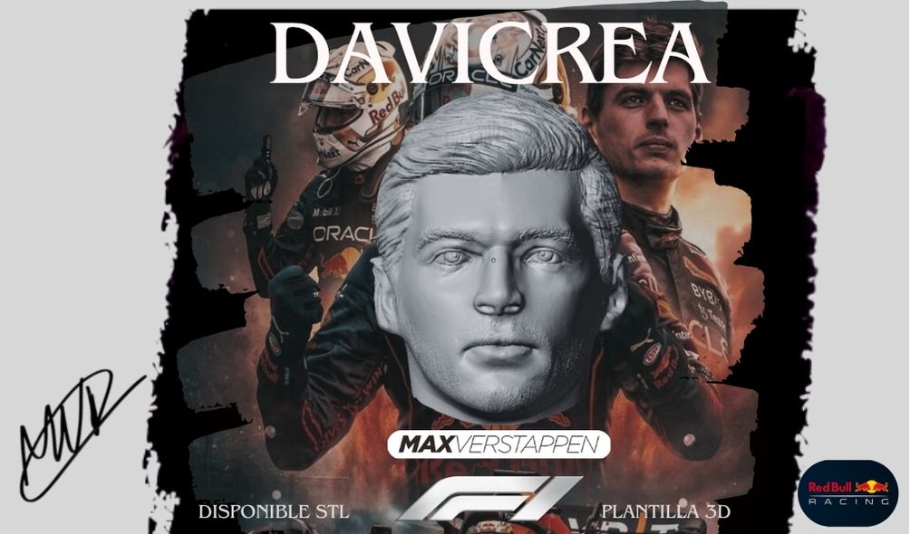 Escultura de (Max Verstappen) Formula 1