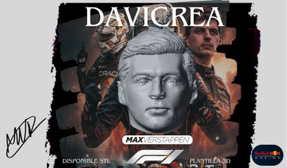Escultura de (Max Verstappen) Formula 1