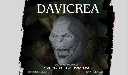 Escultura de (Dr. Curtis "Curt" Connors ) The lizard ( AMAZING SPIDERMAN )