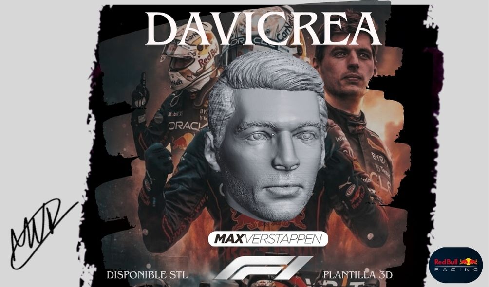 Escultura de (Max Verstappen) Formula 1