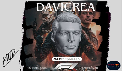 Escultura de (Max Verstappen) Formula 1