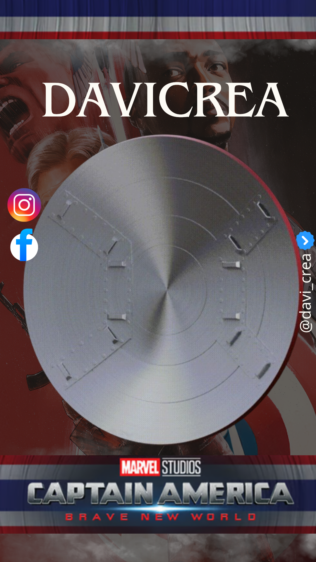 Escudo del Capitán América: Sam Wilson ("Brave New World")