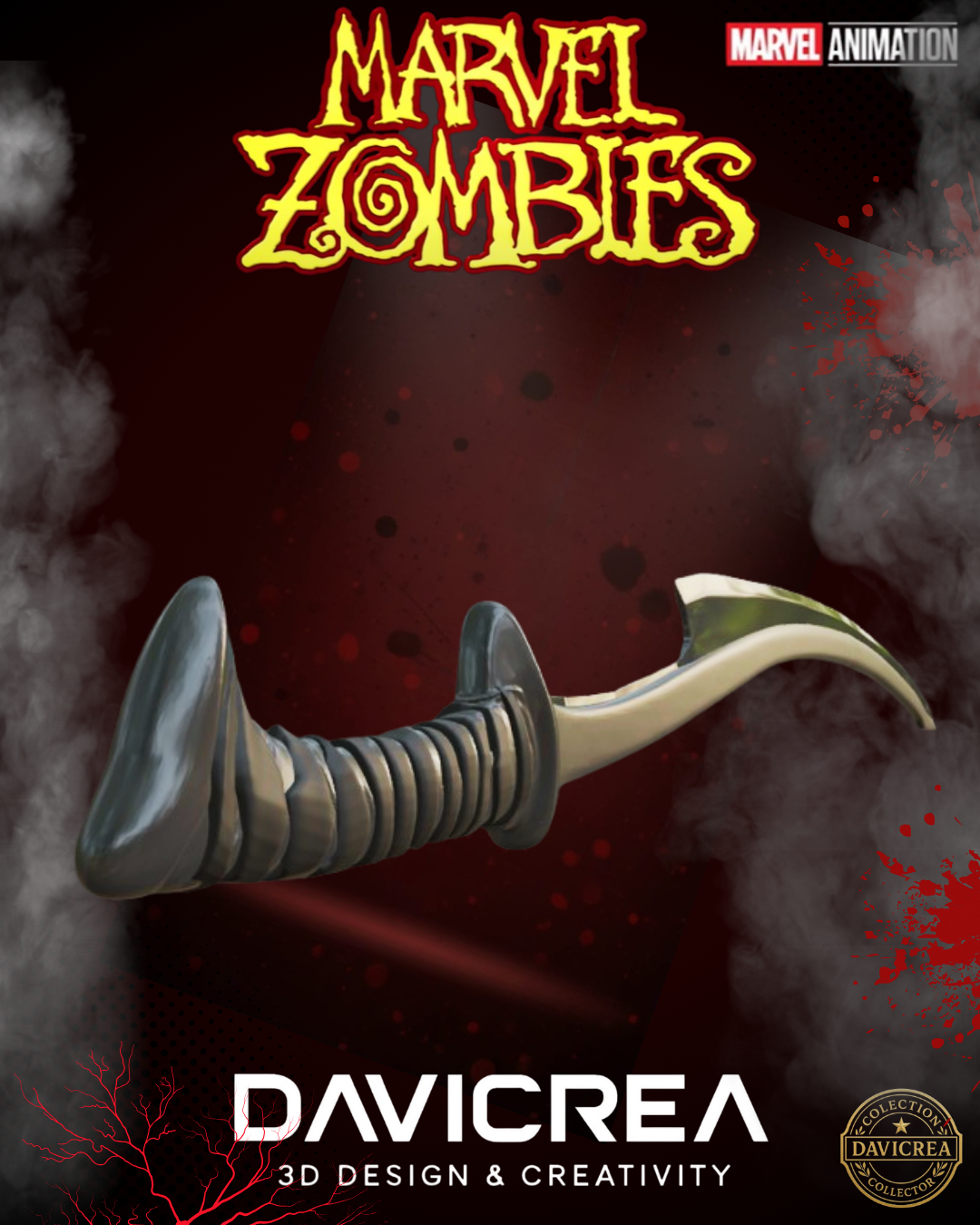 Katana Blade Marvel zombies | 3D Printable