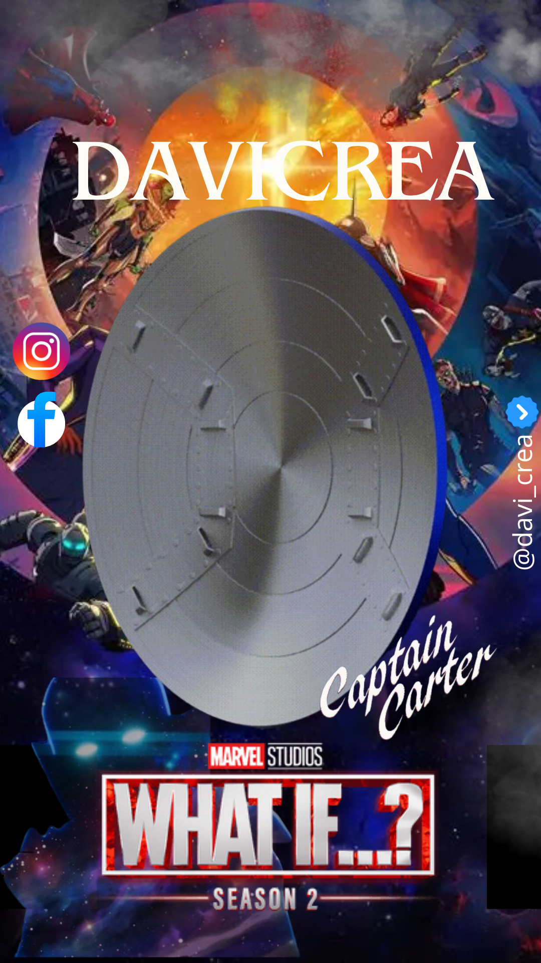 Escudo de la Capitana Carter  WHAT IF?... (Multiverse Of Madness)