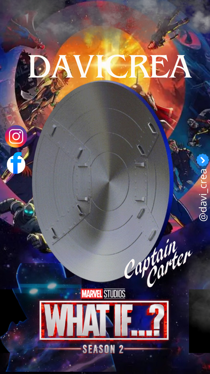 Escudo de la Capitana Carter  WHAT IF?... (Multiverse Of Madness)