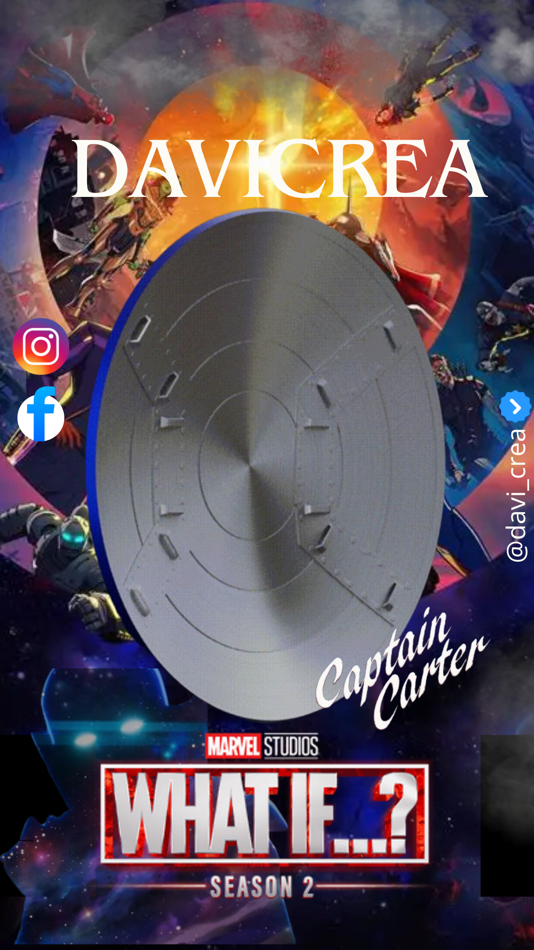 Escudo de la Capitana Carter  WHAT IF?... (Multiverse Of Madness)