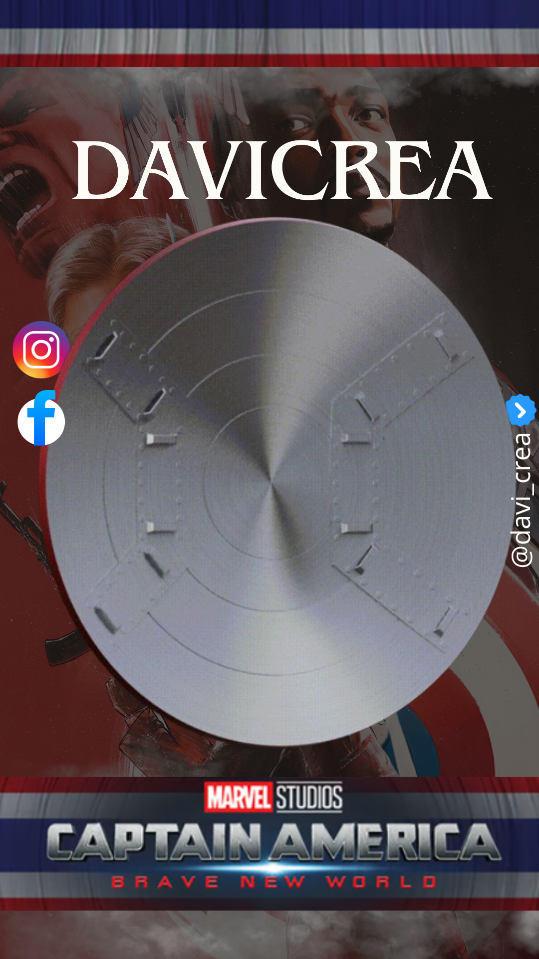 Escudo del Capitán América: Sam Wilson ("Brave New World")