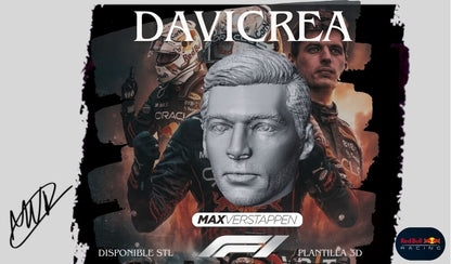 Escultura de (Max Verstappen) Formula 1