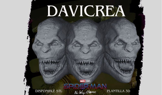 Escultura de (Dr. Curtis "Curt" Connors ) The lizard ( SPIDERMAN NO WAY HOME)