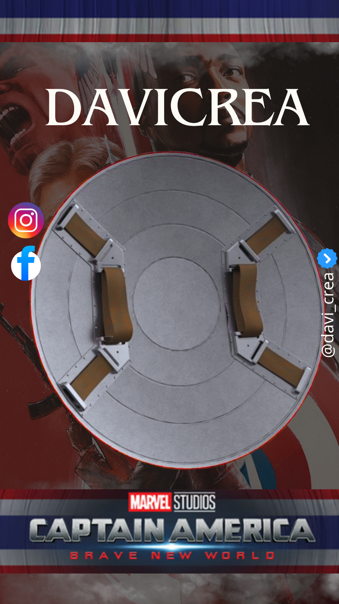 Escudo del Capitán América: Sam Wilson ("Brave New World")