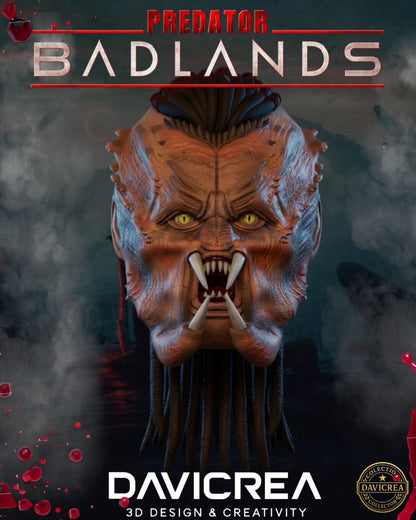 Predator Badlands Helmet Mask Dek 3D Printable