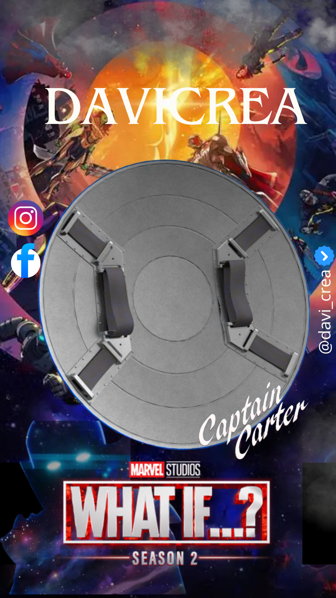 Escudo de la Capitana Carter  WHAT IF?... (Multiverse Of Madness)