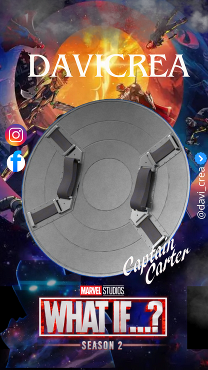 Escudo de la Capitana Carter  WHAT IF?... (Multiverse Of Madness)