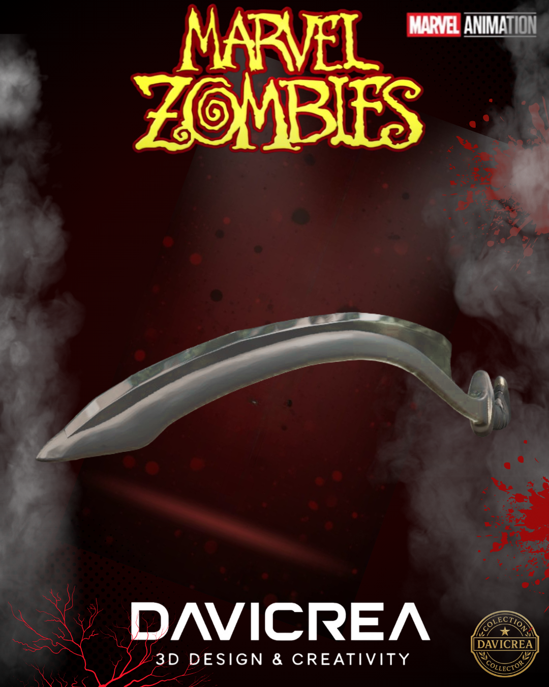 Katana Blade Marvel zombies | 3D Printable