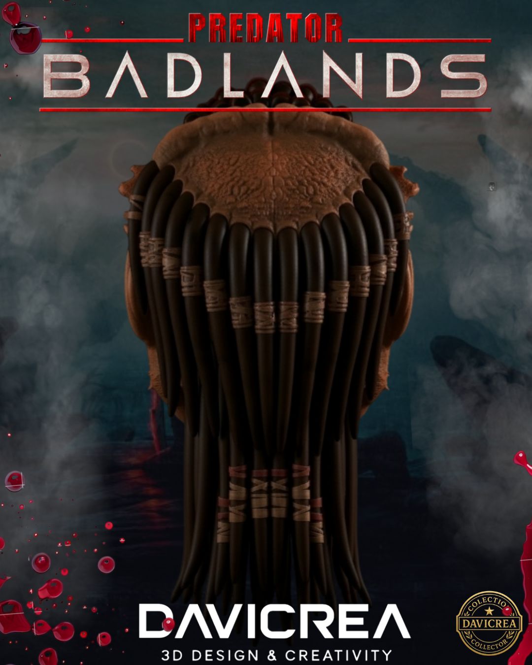 Predator Badlands Helmet Mask Dek 3D Printable