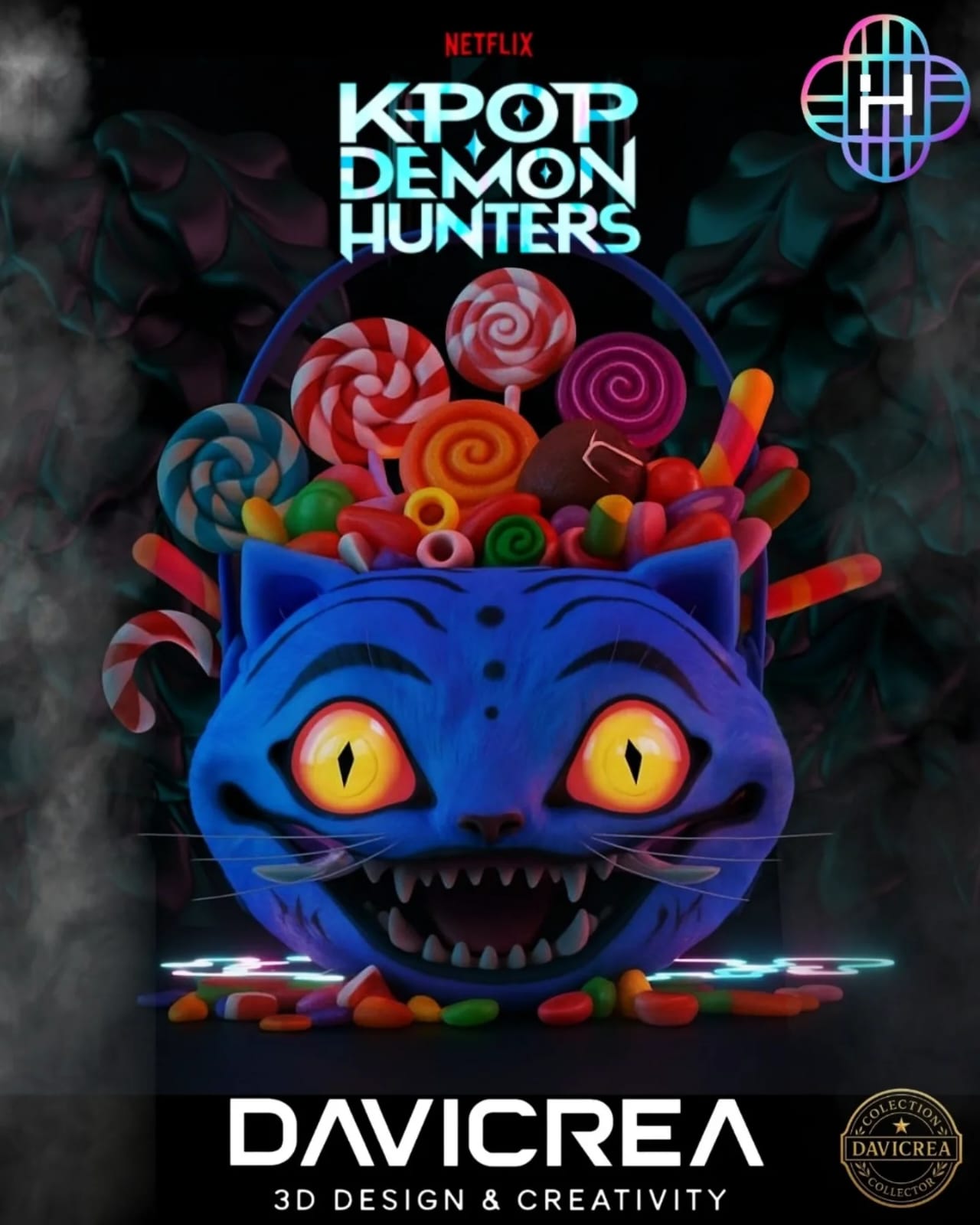 Cubeta de K-POP DEMON HUNTERS (Halloween)