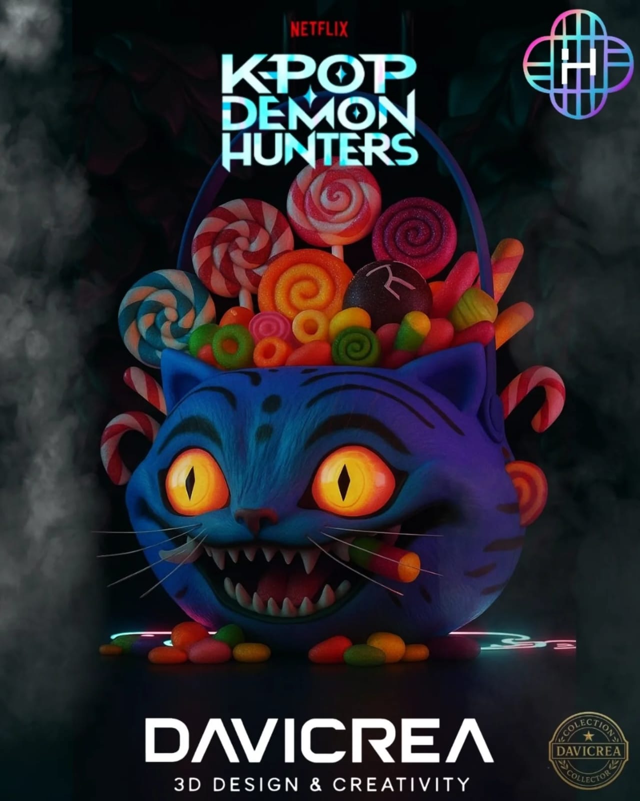 Cubeta de K-POP DEMON HUNTERS (Halloween)