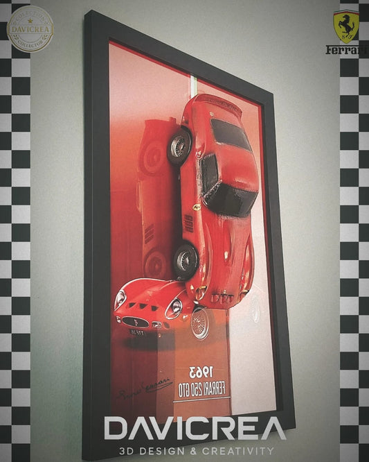 🏁 FERRARI 250 GTO – Arte 3D Coleccionable