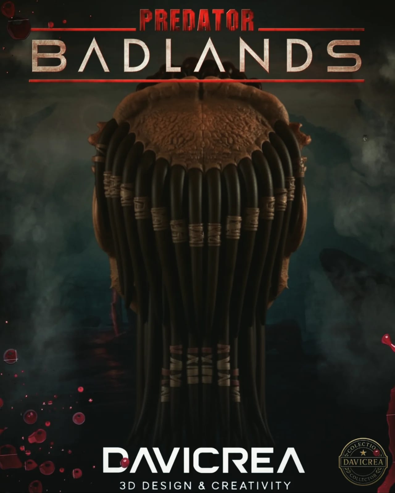 Predator Badlands Helmet Mask Dek 3D Printable